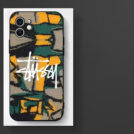 Stussy iphone15ケース 落書き