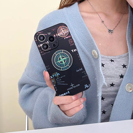 stone island iphone 15 携帯ケース レーザー