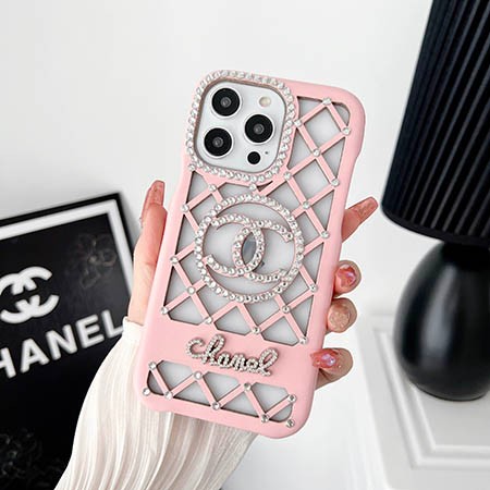 chanel ラインストーン付き アイフォン 15 カバー