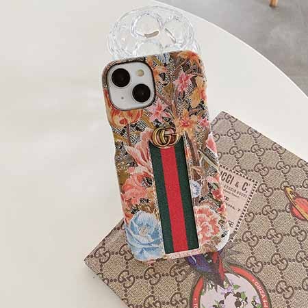 Gucci iphone15 カバー 花柄
