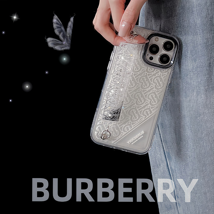 手首ストラップ付き Burberry iPhone 14pro カバー