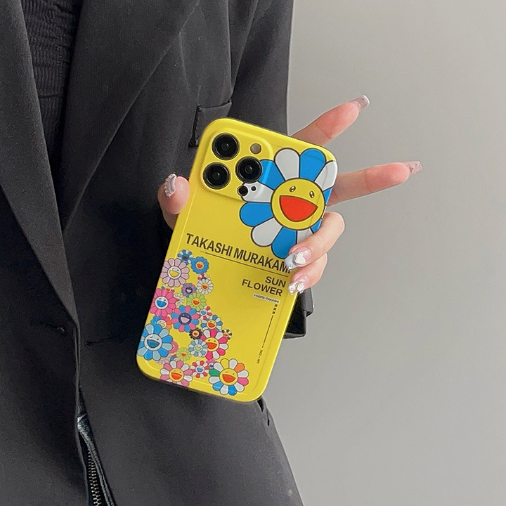 Murakami Sunflower iphone 15proスマホケース