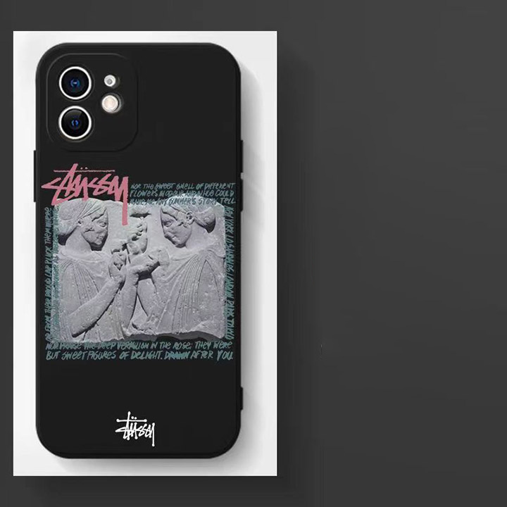 Stussy iphone15ケース 落書き