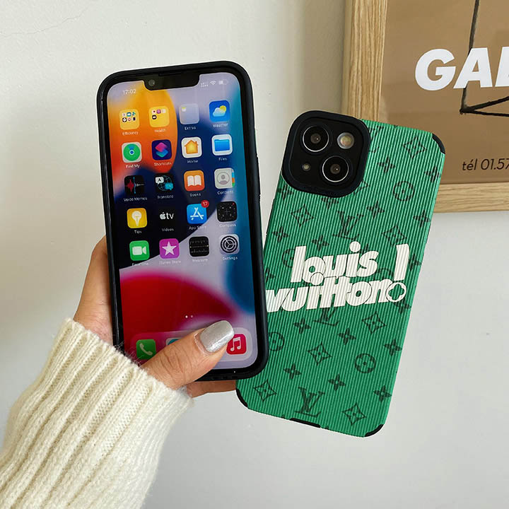 Louis Vuitton iphone15ケース 緑 おしゃれ