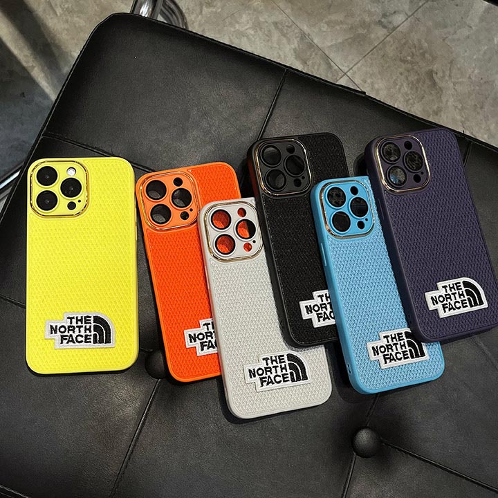 the north face iphone15ケース 刺繍