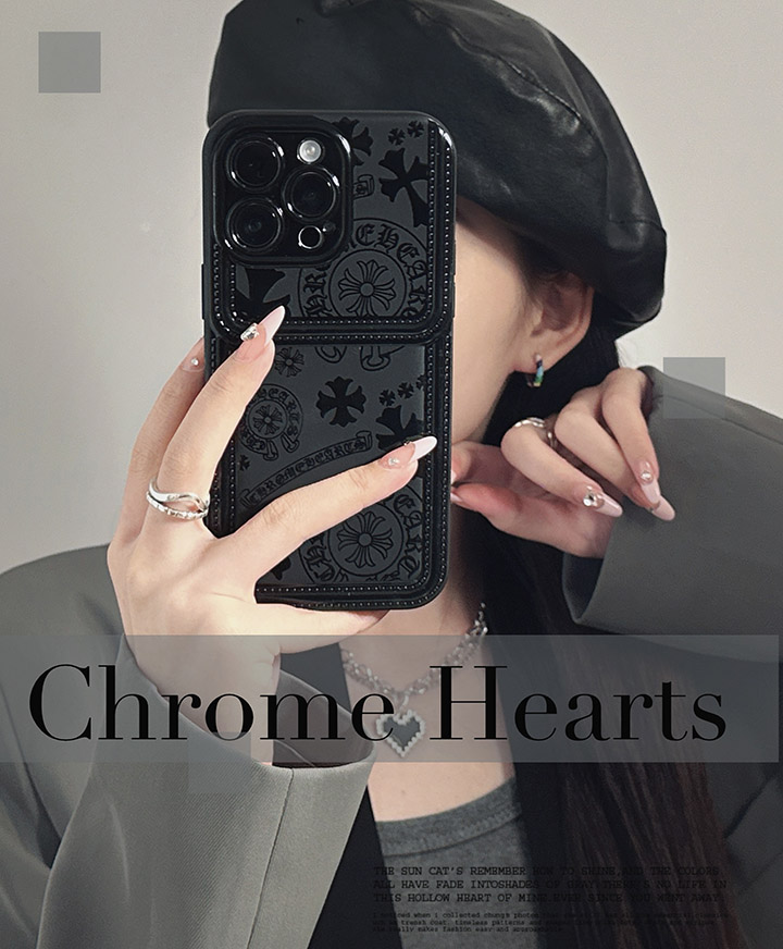 Chrome Hearts  アイフォン15 カバー ソフトゴーム 衝撃