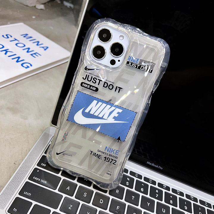 Nike iphone15ケース エアクッション 透明
