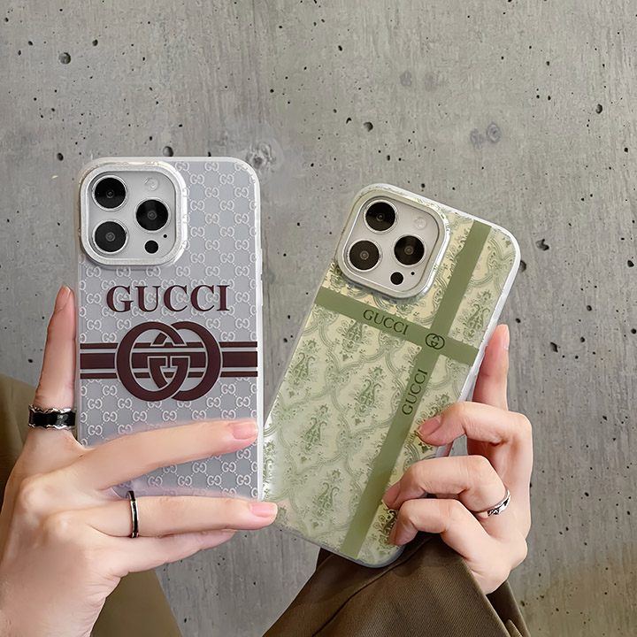 Gucci アイフォン15 スマホケース 緑 軽い