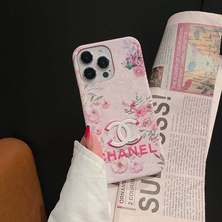 Chanel iphone 15plus スマホケース 花柄