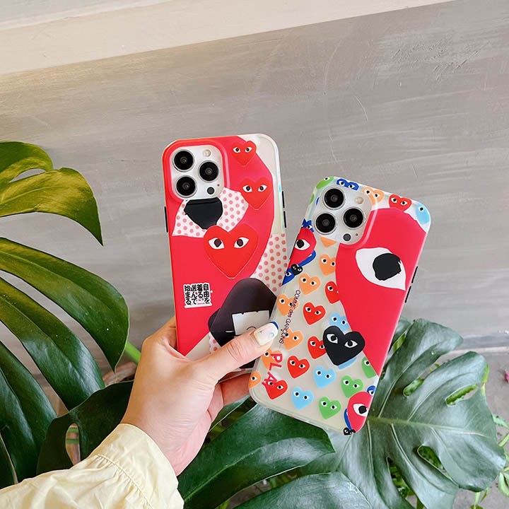 ブランドロゴ iphone 15pro 携帯ケース コムデギャルソン comme des garçons