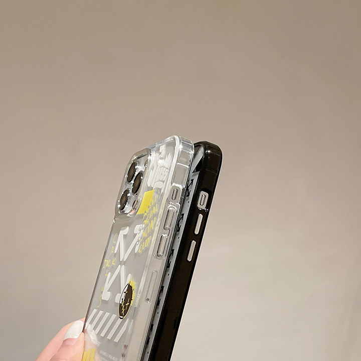 オフホワイト iphone15 ケース 透明
