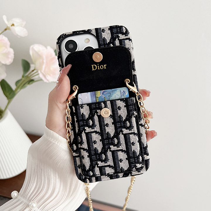Dior アイフォーン15 携帯ケース レザー