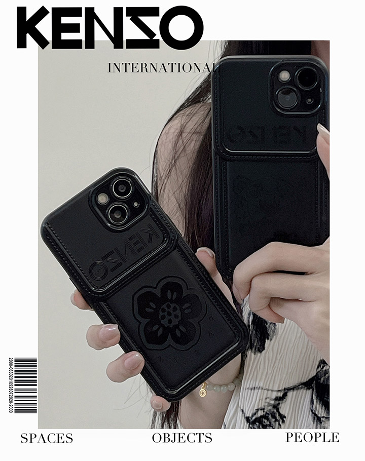 kenzo iphone15ケース ブラック