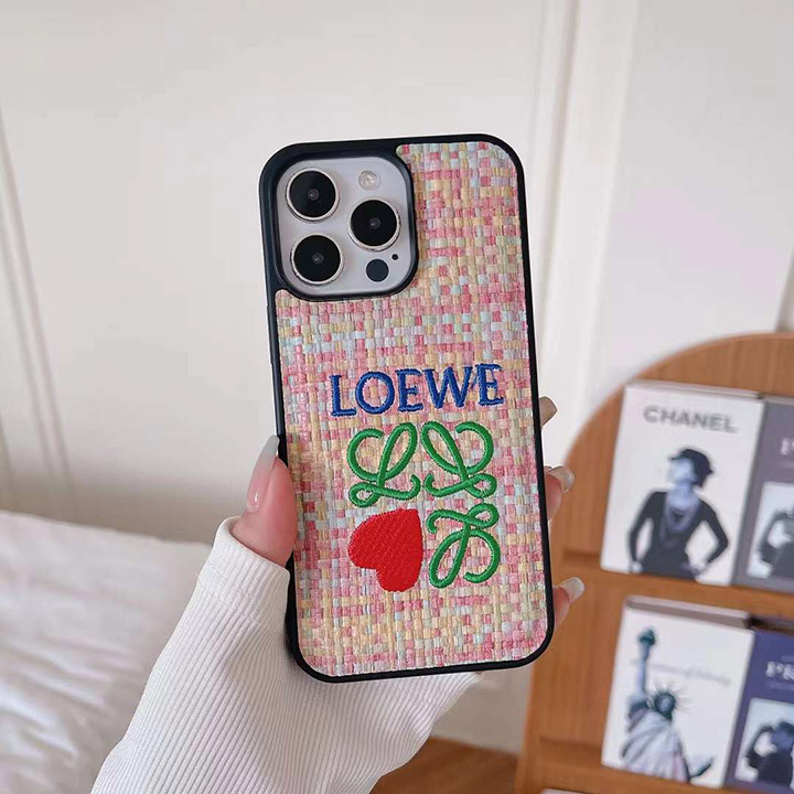Loewe iphone15 スマホケース ハートマーク