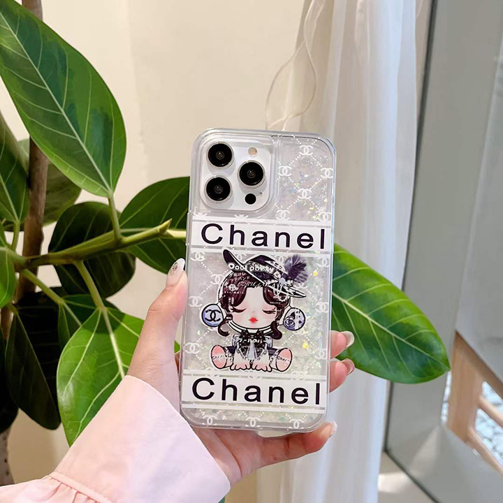 Chanel iphone15ケース グリッター クリア
