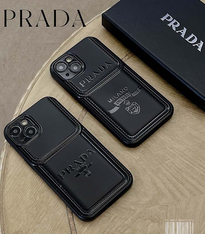 プラダ iphone15 携帯ケース 黒