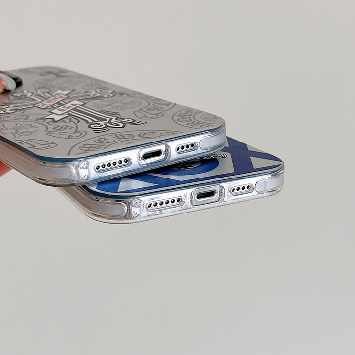 chrome hearts iphone15ケース シルバー シンプル
