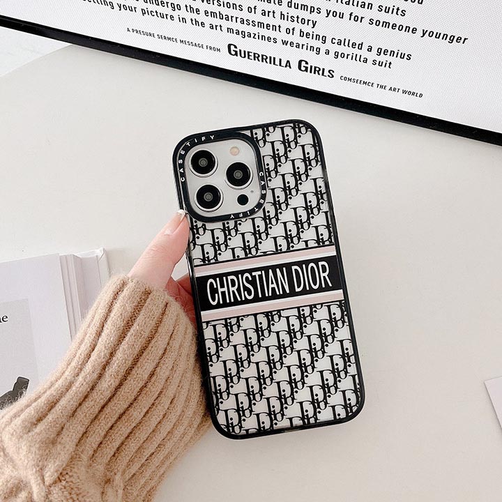 Dior iphone15ケース 黒 シンプル 