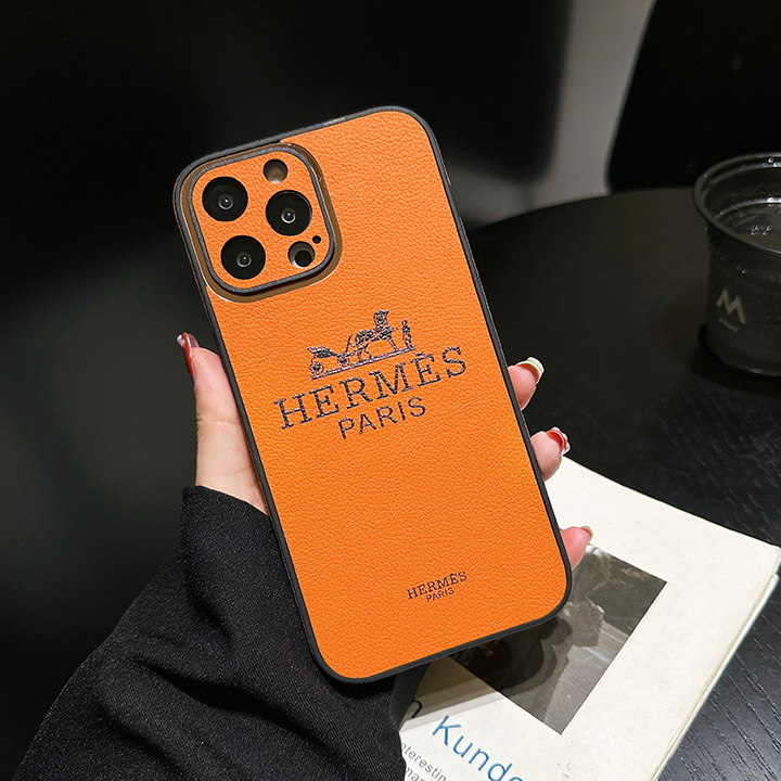 エルメス iphone15ケース オレンジ