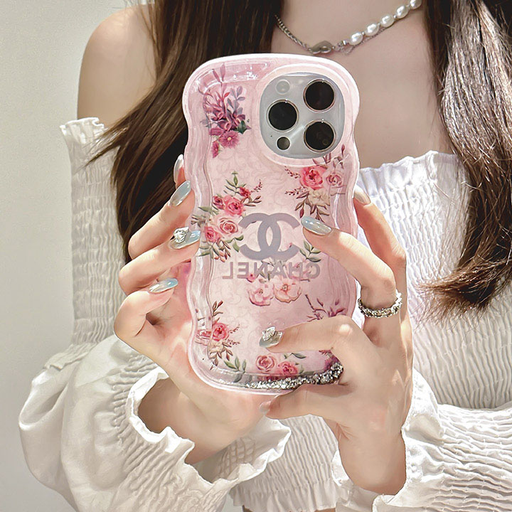 シャネル iphone15pro ケース ピンク