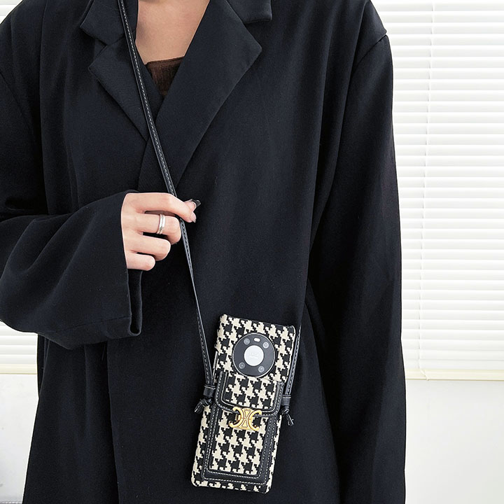 セリーヌ アイフォーン15 ケース 背面にカード入れ付き，Celine iphone15ケース 新作