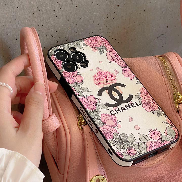 iphone15 携帯ケース 花 ピンク